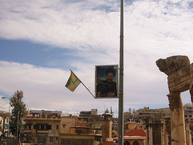 Hizbollah flag in Lebanon - Photo from flickr found here: bit.ly/TE6169